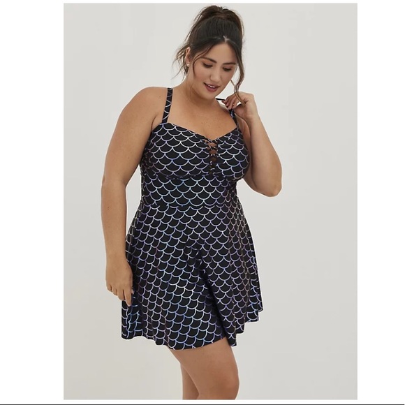 NWT TORRID MERMAID SWIMSUIT - Picture 2 of 8